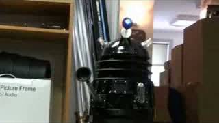 18quot VoiceCommand Dalek from ThinkGeek [upl. by Tubb]