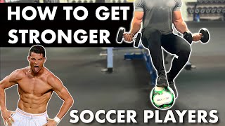 BEST Workout Routine for Soccer Players  Full Gym Program [upl. by Ahtnahc]