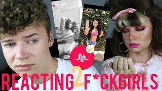 REACTING TO FCKGIRL MUSICALLYS PT5 [upl. by Server]