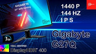 El monitor QHD IPS mas barato que existe REVIEW en español Gigabyte G27Q144HZ IPS [upl. by Mixam]