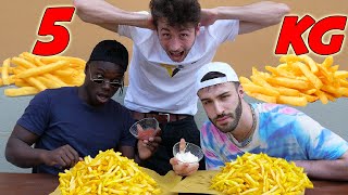 Neri VS Bianchi  5KG di PATATINE FRITTE CHALLENGE 🍟 [upl. by Notsirhc]