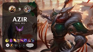 Azir Mid vs Corki  KR Master Patch 142 [upl. by Ordnajela784]