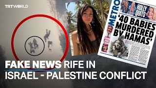 Fake news rife in IsraelPalestine war [upl. by Iveksarap]