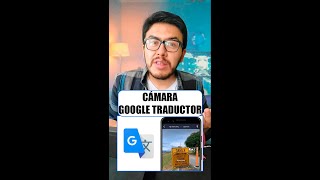 Como traducir del ingles al español con la cámara de Google Traductor 😊📱 [upl. by Norrabal]