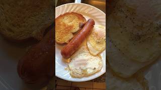 Breakfast with kielbasa beef sausage [upl. by Nagar]