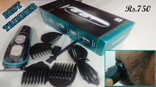 VGR V055 Professional Trimmer Unboxing amp Review  BEST TRIMMER 2021  For Haircut amp Bear At Home [upl. by Carrissa775]