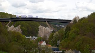 Sprengung Rahmedetalbrücke A45 [upl. by Ormond684]