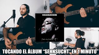 RAMMSTEIN Tocando el álbum SEHNSUCHT en 1 MINUTO [upl. by Dlorah]