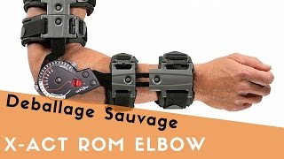 Attelle XAct ROM Elbow DJO Global  déballage sauvage par glg [upl. by Winzler]