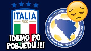 ⚽Italija Bosna i Hercegovina ko pobjedjuje⚽Da li konacno vise pobjedjujemo italy bosna [upl. by Hawkie]