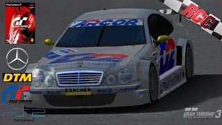 Gran Turismo 3 ASpec  Mercedes CLK Touring Car DTM  Midfield Raceway  PlayStation 2PS2 HD [upl. by Ylas]