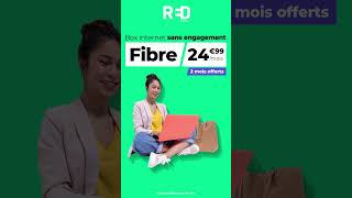 RED by SFR  Abonnement Fibre sans engagement à 2499 euros par mois [upl. by Tjader]