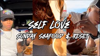 SUNDAY RESET VLOG Seafood amp the power of being alone [upl. by Namyl991]