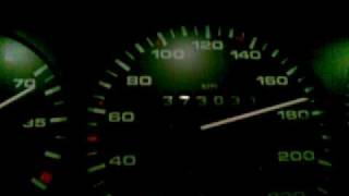 VW Passat 16TD 1991 B3 acceleration 0173kmh top speed [upl. by Burnard]