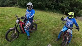 Begin OffRoad at Weston Park on the Oset TXP24 electric dirt bikes [upl. by Pournaras]