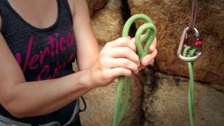 Rock Climbing Basics 4 Tying a Figure 8 knot and Clove hitch  Wild Country [upl. by Rubens]