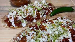 HUARACHES MEXICANOS DE CHORIZO CON FRIJOLES [upl. by Crowley]