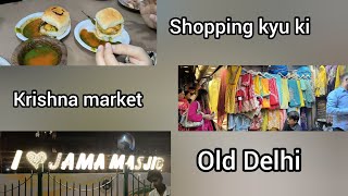 Aj me chli shopping 🛍️ krne Shahin baji k sath  krishna market Chandni chowk vlog trending vlog 👈 [upl. by Schenck964]