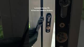 Locksmith Stories 114  BiFold door handle replacement Sunbury EPRLocksmith eprlocksmith bifold [upl. by Amii673]