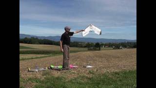 Flocking with fixedwing robots at EPFL [upl. by Ayocat591]