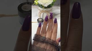 Purple is my love language 💜 youtubeshorts dippowdernails [upl. by Vogeley]