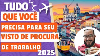 Passo a Passo Visto de Procura de Trabalho Portugal 2024  COMPLETO [upl. by Mckee61]