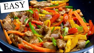 chicken stir fry sauce in 15 minutes from scratch  Christmas Recipe  how to make chicken sauce [upl. by Aysan453]