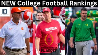 NEW Top 25 College Football Rankings  College Football Playoff Picture [upl. by Faustina]