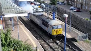 DC Rail 56103 clags out of Aylesbury running light 230824 [upl. by Tawney]