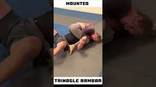 Mounted Triangle Armbar Setup  BJJ Highlights [upl. by Sanbo350]