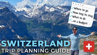 Swiss Trip Planning Guide  Switzerland Itinerary on a Budget  Know Before You Visit Switzerland [upl. by Akehsyt202]