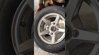 Suzuki MEHRAN with YOKOHAMA tyres amp ALLOY wheels upgrade suzukimehran yokohama tyre alloywheels [upl. by Celinka535]