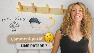 Comment fixer une patère au mur [upl. by Avrit77]