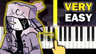 Friday Night Funkin  Zavodila  VERY EASY Piano tutorial [upl. by Erised]