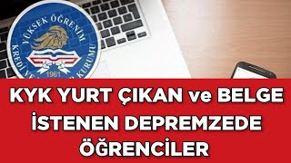 KYK YURT ÇIKAN ve BELGE İSTENEN DEPREMZEDE ÖĞRENCİLER [upl. by Mulligan44]