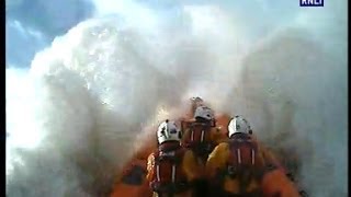 Aberdovey lifeboat crew test their skills in rough weather training [upl. by Booth]