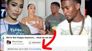 QUAN RISSA STAGED BREAKUP😳‼️HOLD HANDS IN PRIVATE  UNFOLLOW IN PUBLIC😳‼️ [upl. by Ebeneser]