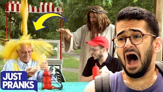 Fake Jesus Miracle Prank  Shocking Pranks  Just Pranks [upl. by Amandie]