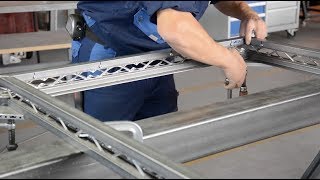 E 08 Frame assembly clamping and welding of forster profile systems [upl. by Japeth]