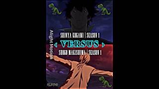 Shogo Makishima vs Shinya Kogami  intelligence comparison anime edit psychopass [upl. by Thrift]