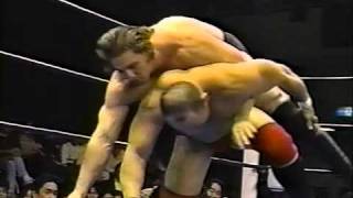 Ken Wayne Shamrock v Wellington Wilkins Jr  PWFG 1991 [upl. by Sladen]