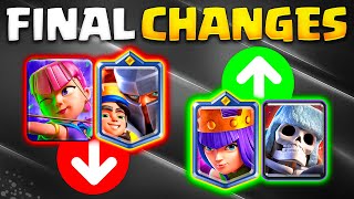 GAME CHANGING BALANCE UPDATE  Clash Royale finally listened [upl. by Roselba]