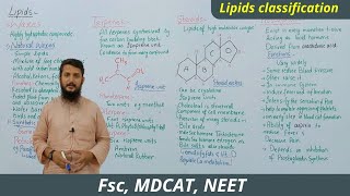 Lipids  classification of lipids  part 02 [upl. by Haleak560]