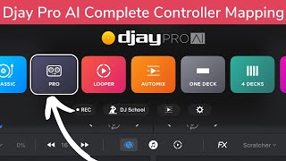 Djay Pro AI Complete Controller Mapping [upl. by Oeram]