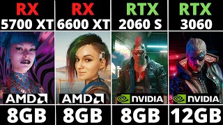 RX 5700 XT VS RX 6600 XT VS RTX 2060 SUPER VS RTX 3060  1440p [upl. by Atelokin]