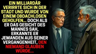 Ein Milliardär traf einen Obdachlosen der ihm half… Doch das Gesicht des Mannes enthüllte eine… [upl. by Rangel]