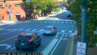 City of Rockville Red Light Camera  Example of Full Stop You Will Be Ticketed For [upl. by Gaylord]