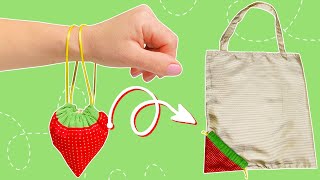 Bolsa Ecológica Plegable de Compras  Diy Shopping Bag [upl. by Lihcox]