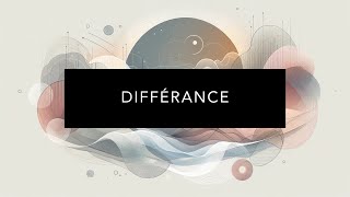 Understanding Différance [upl. by Corry]