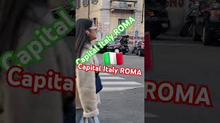 Capital Italy ROMA ROMA foryou love edit italiancity explore politics viralvideo video [upl. by Ihel]